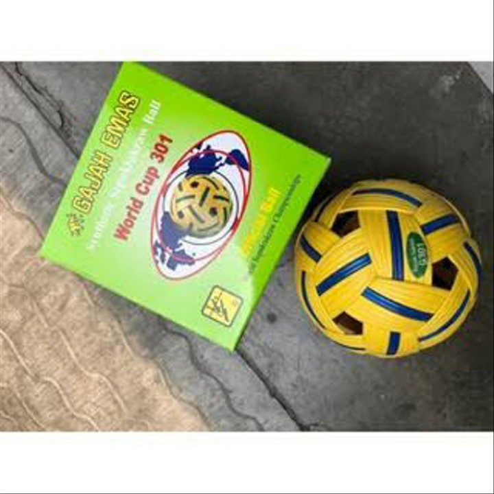 BOLA TAKRAW GAJAH EMAS WORLD CUP 301 ORIGINAL 100%