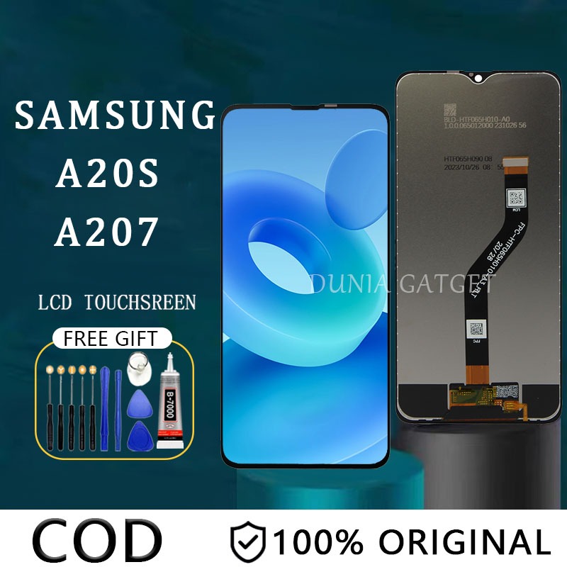 【Original 100%】 LCD TOUCHSCREEN FULLSET SAMSUNG A20S/A207 BIG GLASS  Original Quality/ORIGINAL100% LCD/copotan (12 months warranty)