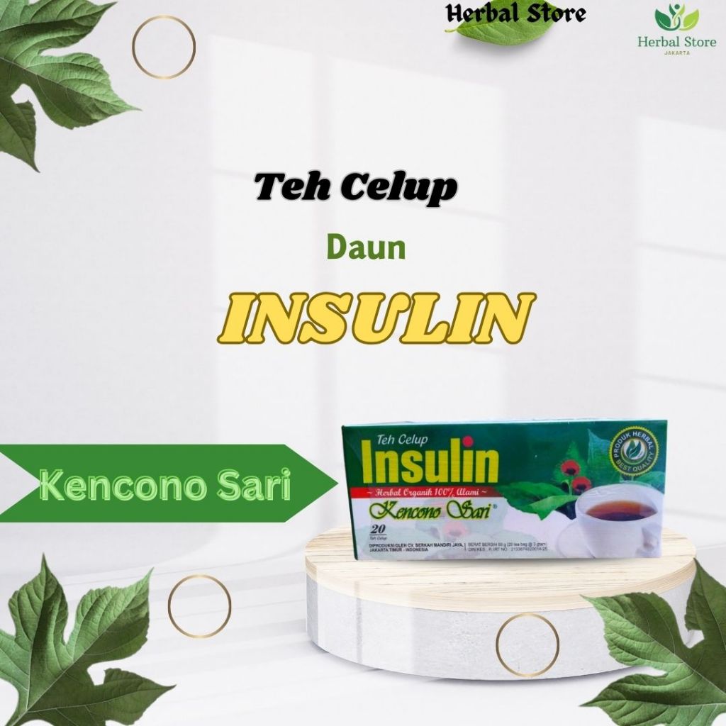 

Teh Celup Insulin obat herbal diabet / diabetes / kencing manis Asli kencono sari