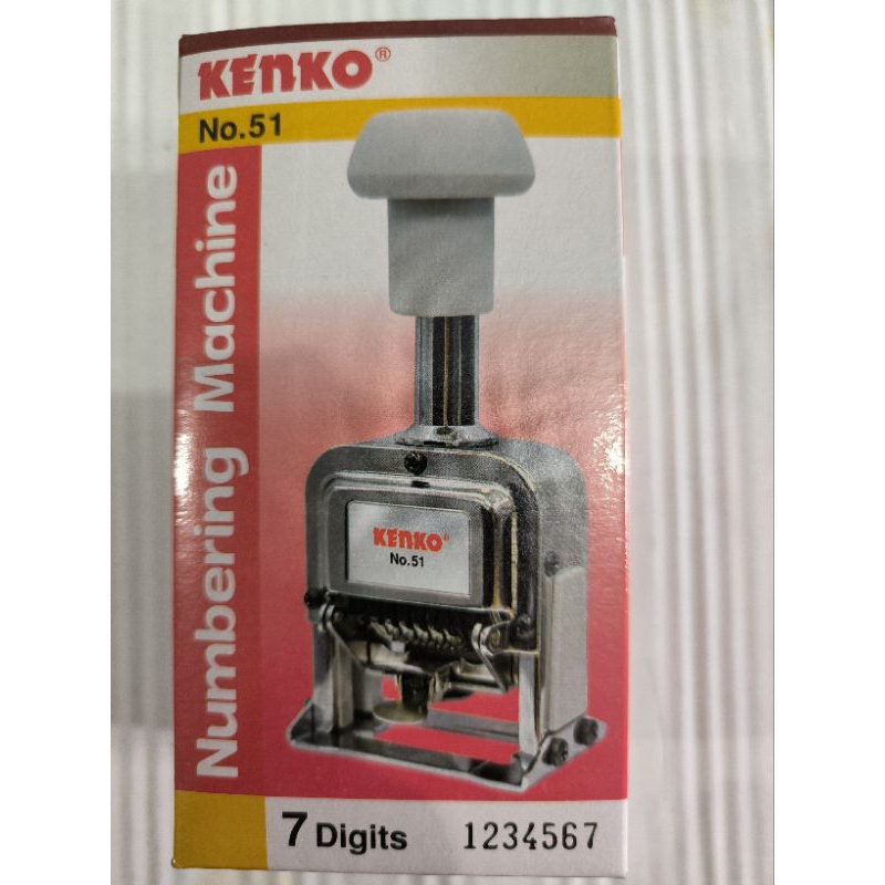 

Stempel Kenko Numbering Machine no.51(7digit)