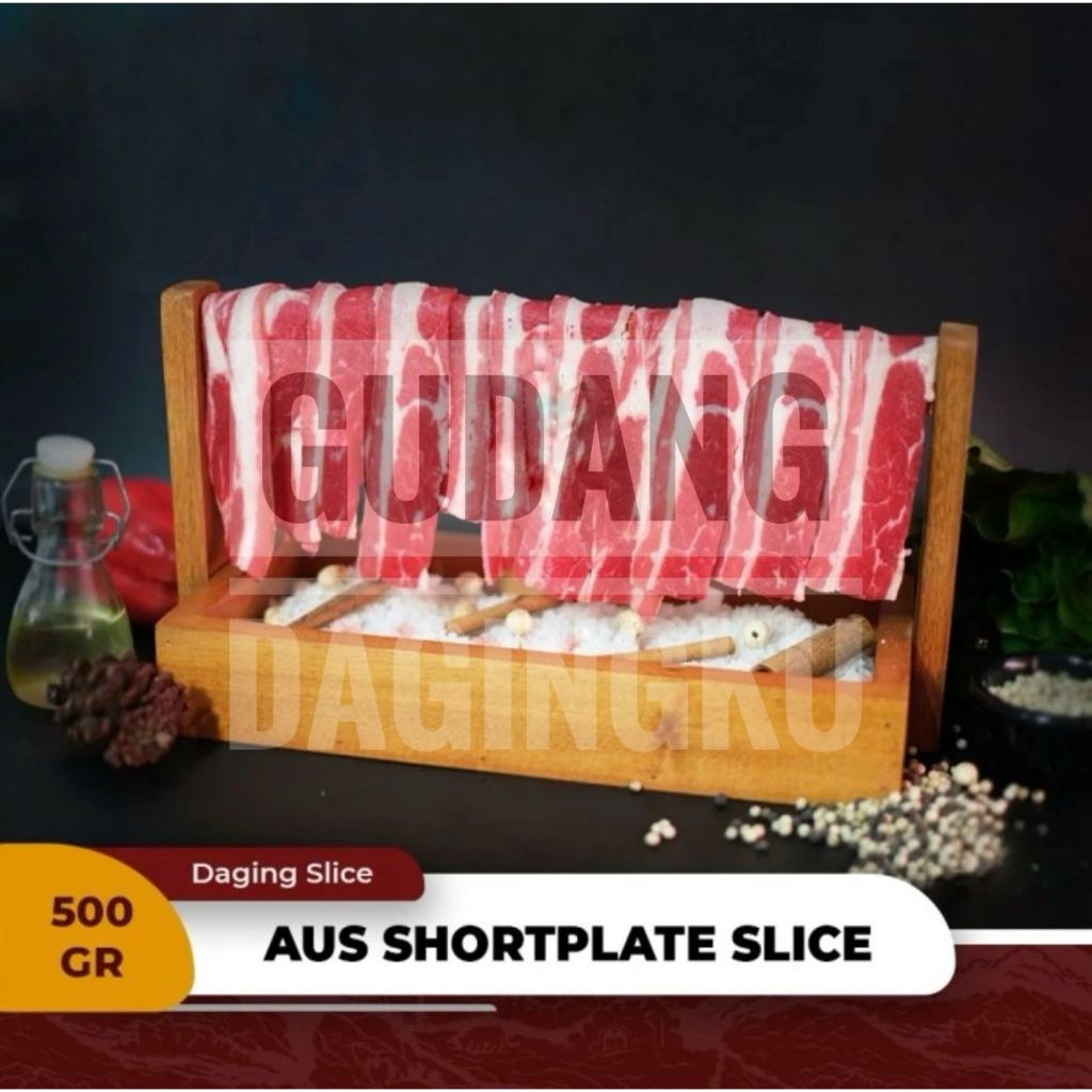 

AUS Beef Shortplate / Daging Yoshinoya / Tasty Beef Shaburi 500 gram