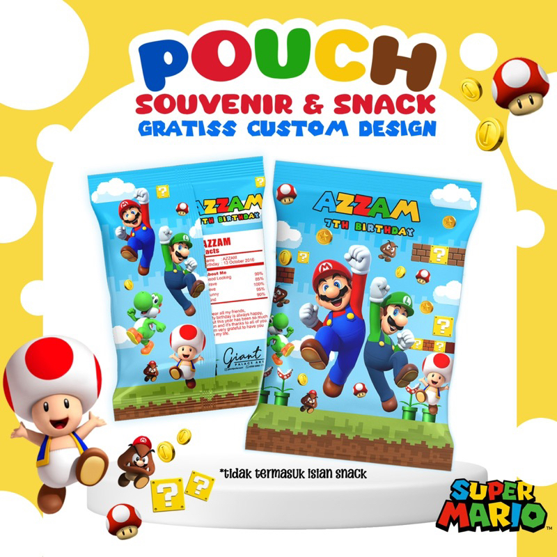

[GIANTPALACE] POUCH JUMBO SNACK GIANT SNACK ULANG TAHUN FREE DESAIN