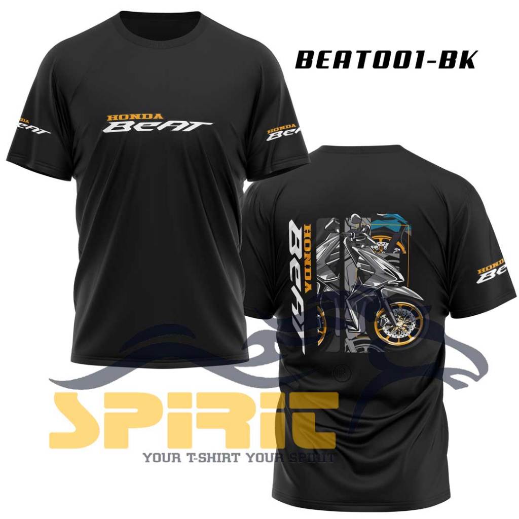 KAOS HONDA BEAT BAJU BEAT BAJU KAOS MOTOR HONDA BEAT LENGAN PENDEK Katun Combat 24s
