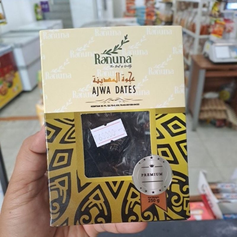 

KURMA AJWA RANUNA 250GRM