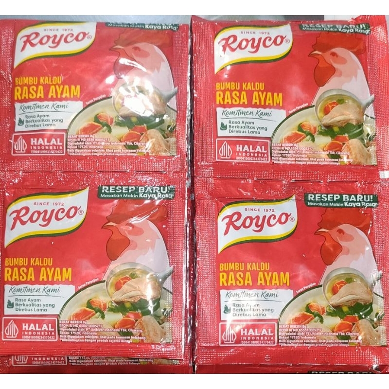 

Royco Bumbu Kaldu Sapi / Ayam 12 x 8gr ED 25 Agustus 25