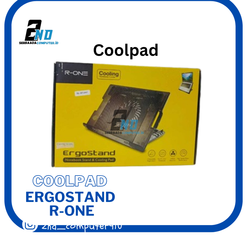COOLPAD ERGOSTAND R-ONE WITH RGB LED ORIGINAL TERMURAH