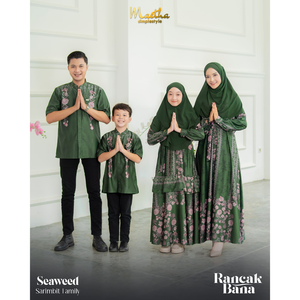 Maetha - Family Set Muslim Seaweed Rancak Bana Series