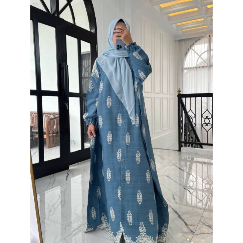 Kaftan Deluna Polo Crincle