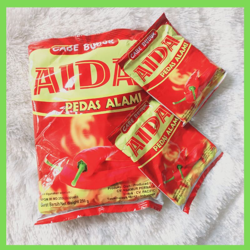 

[LANCAR BAROKAH DI BISA COD] READY AIDA BUBUK CABE KERING 250 & 25 GRAM