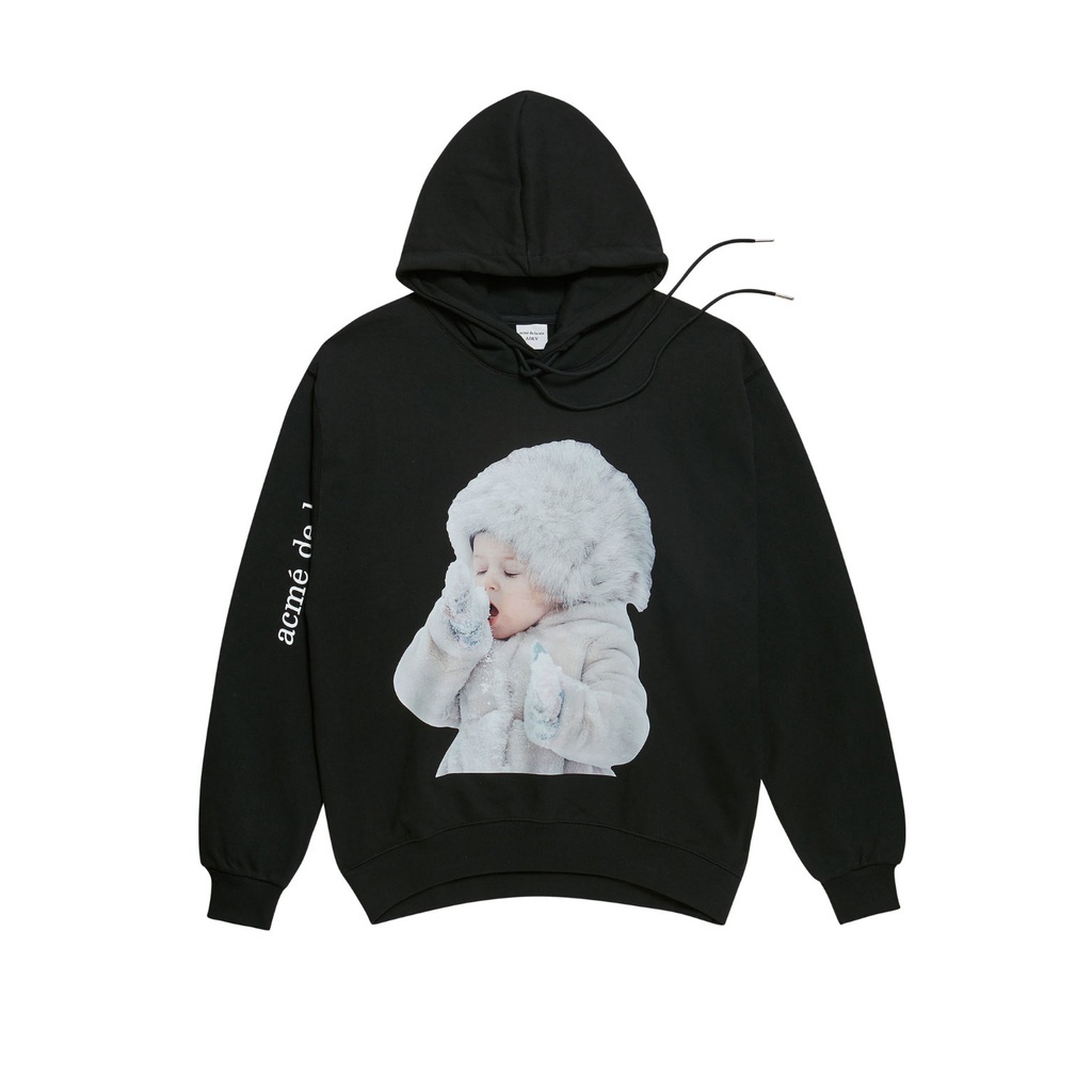 ADLV Baby Face Snow Hoodie Black 100% Authentic