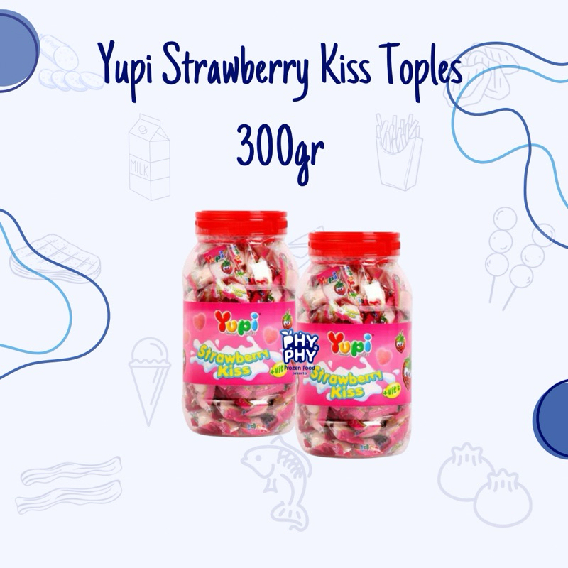 

Yupi Toples 300gr / Yupi Strawberry Kiss / Yupi Strawberry Kiss Toples
