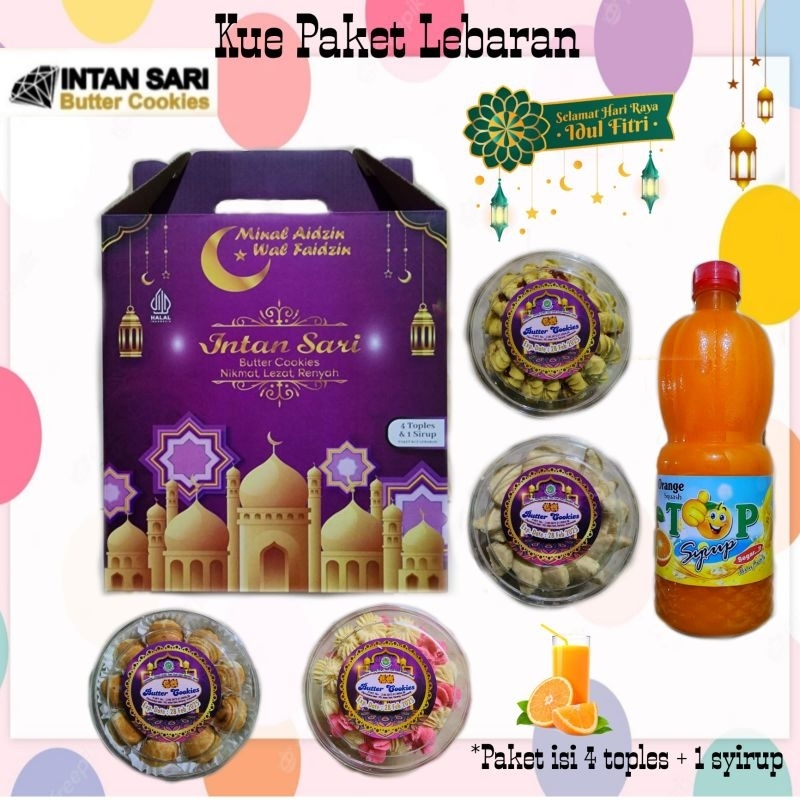 

Intan Sari Butter Cookies Sirup 1- Paket Kue Kering Hampers Parcel Lebaran