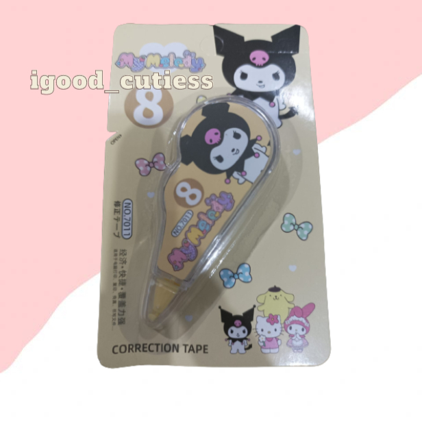 

Tipe-X Karakter Lucu 8M Correction Tape Students Tipe-X Kertas Mini Karakter TIPEX Roll 8M