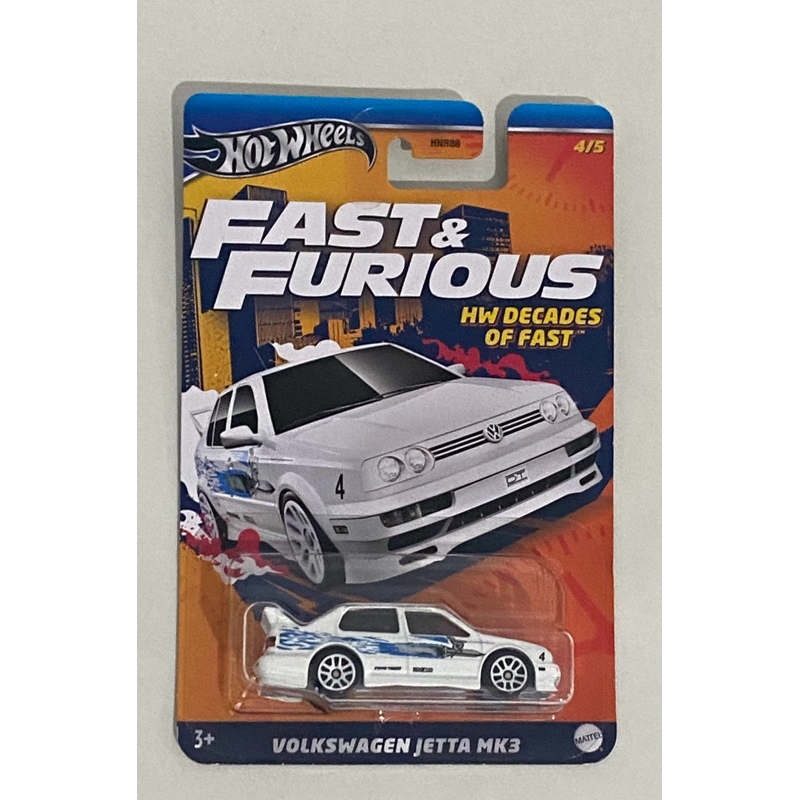 Hotwheels fast and furious VW jetta Mk3