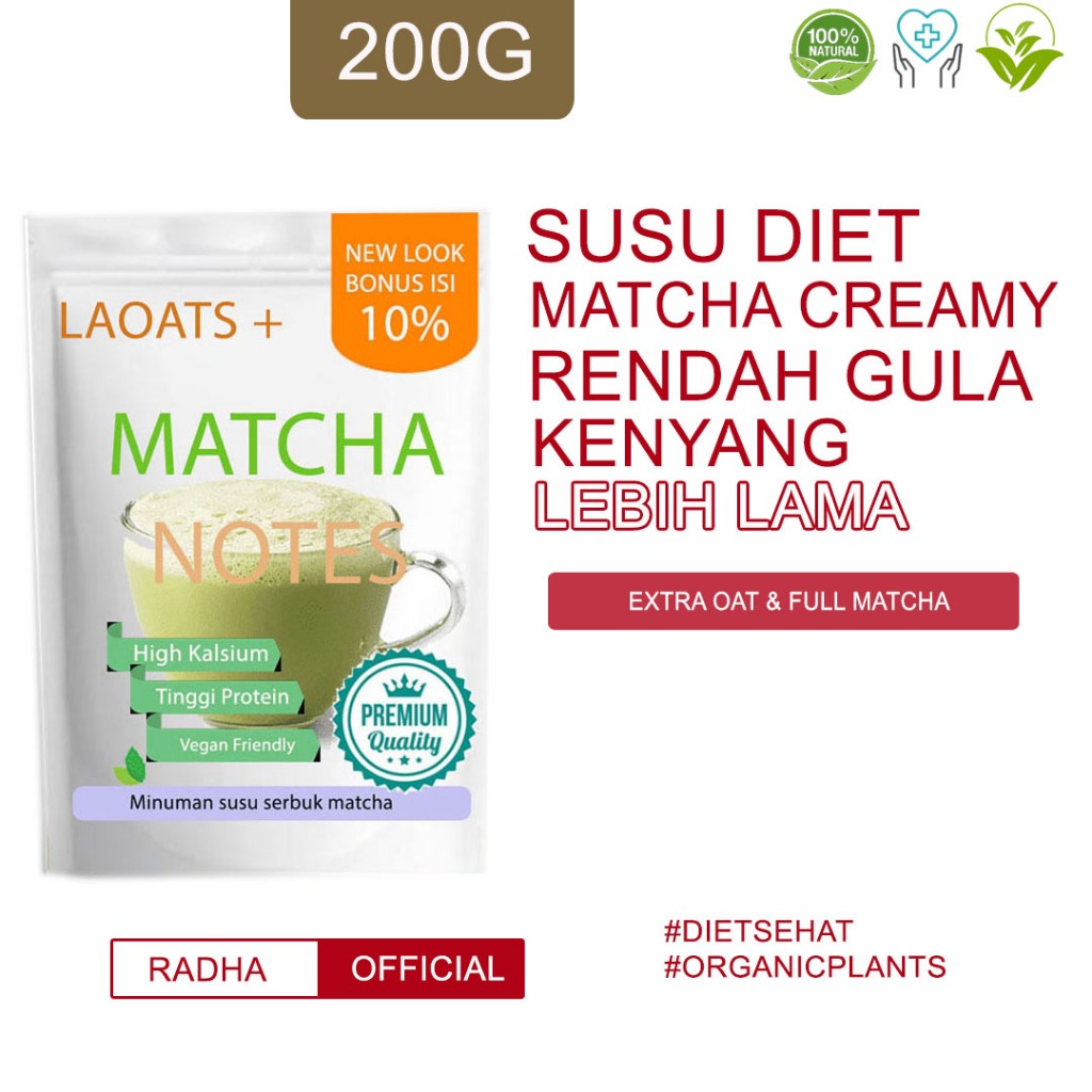 

Bubuk Minuman Matcha Powder Bubuk Matcha Penurun Berat Badan Pelangsing Badan Susu Diet Pelangsing Badan Laoats