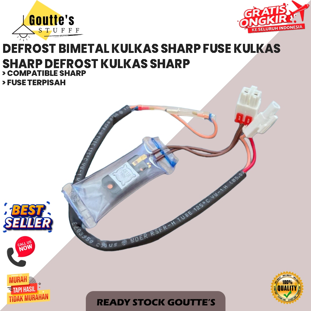 DEFROST BIMETAL KULKAS SHARP FUSE KULKAS SHARP DEFROST KULKAS SHARP