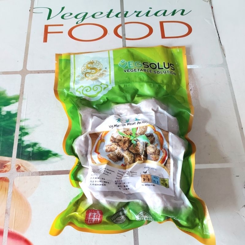 

VG. MUTTON MEAT ANALOG, 450g, (FROZEN FOOD), VEGSOLUS