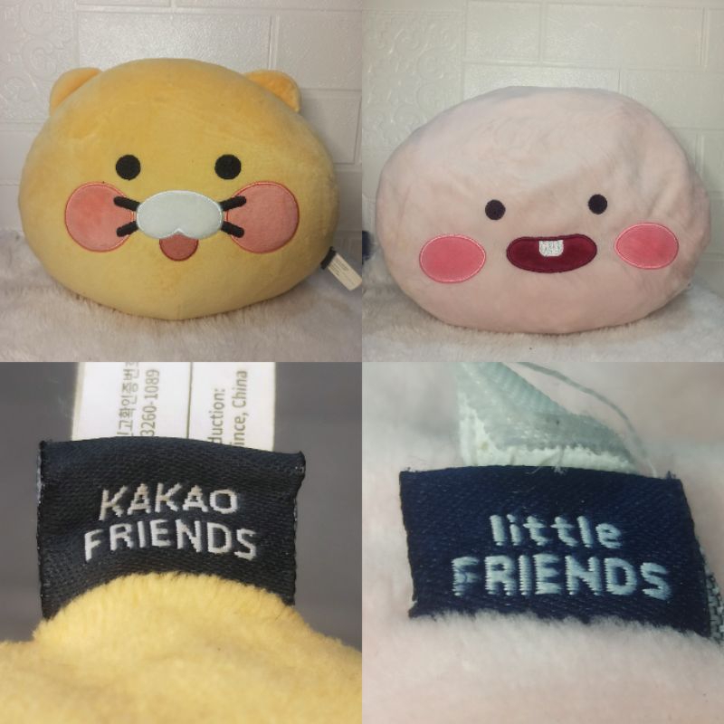 bantal boneka apeach choonsik teman ryan kakao friends little friends plush doll