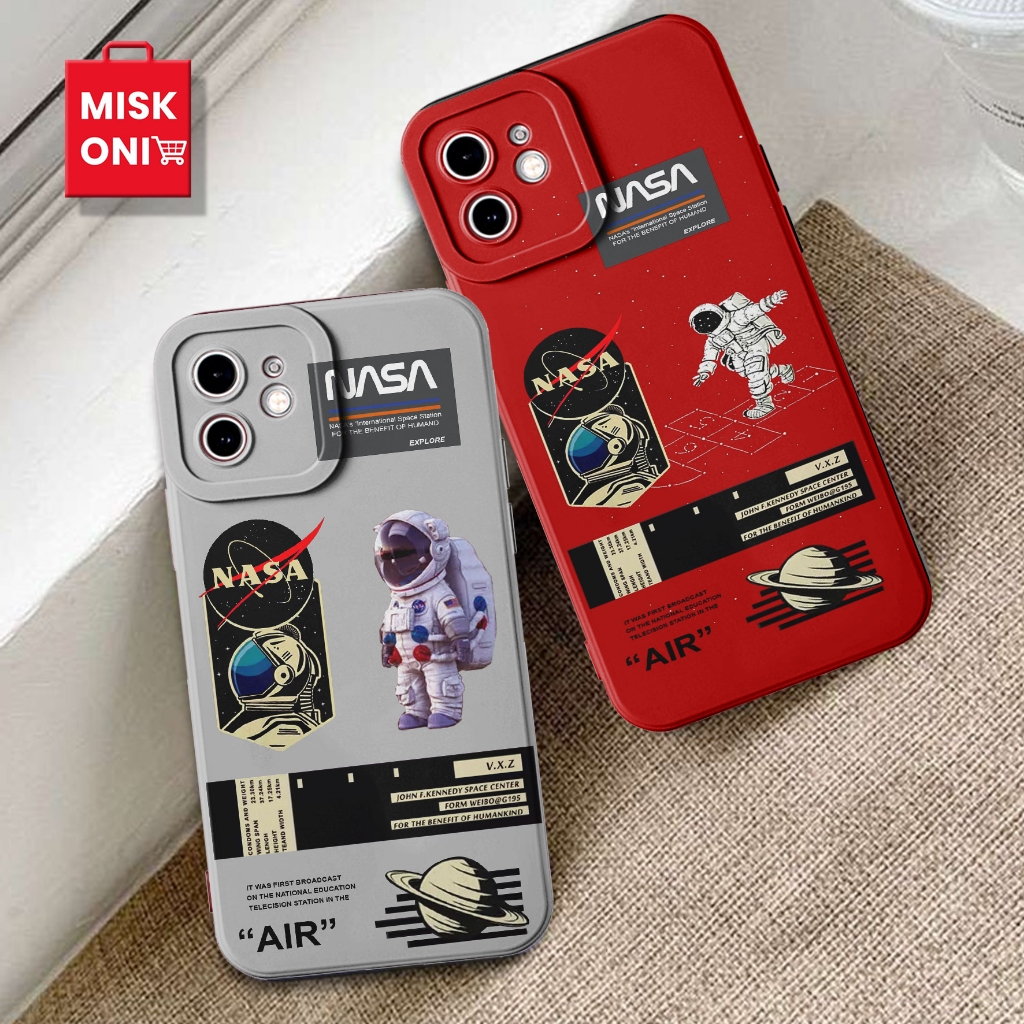 Soft Case Vivo Y27 Y36 Y27S Y17S X50 Y15S Y16 Y12 Y20S Y12S Y21S Y51 2020 Y91 Motif Astronot Nasa Pr