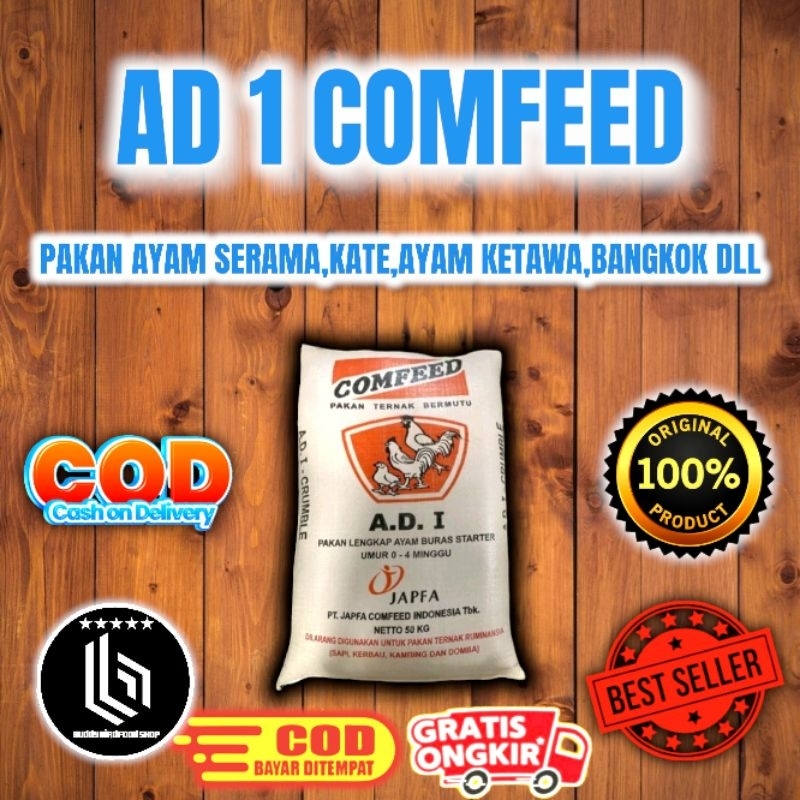 AD 1 COMFEED PAKAN ANAK AYAM BANGKOK/BIRMA/AYAM KETAWA DLL