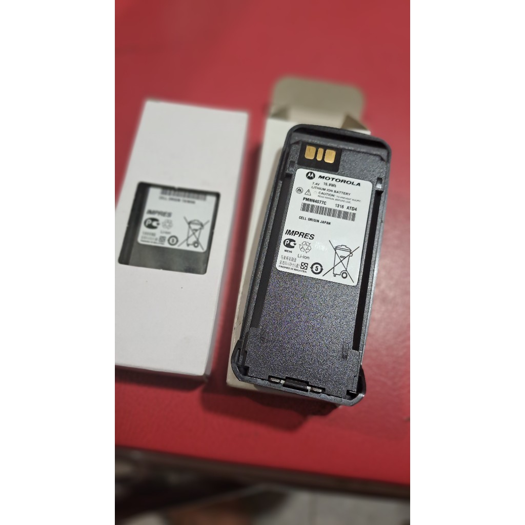 BATTERY MOTOROLA PMNN4077C Jenis Lithium Battery Voltase 7.4V Bisa Buat Ht MOTOROLA ATS2500i MOTOROL