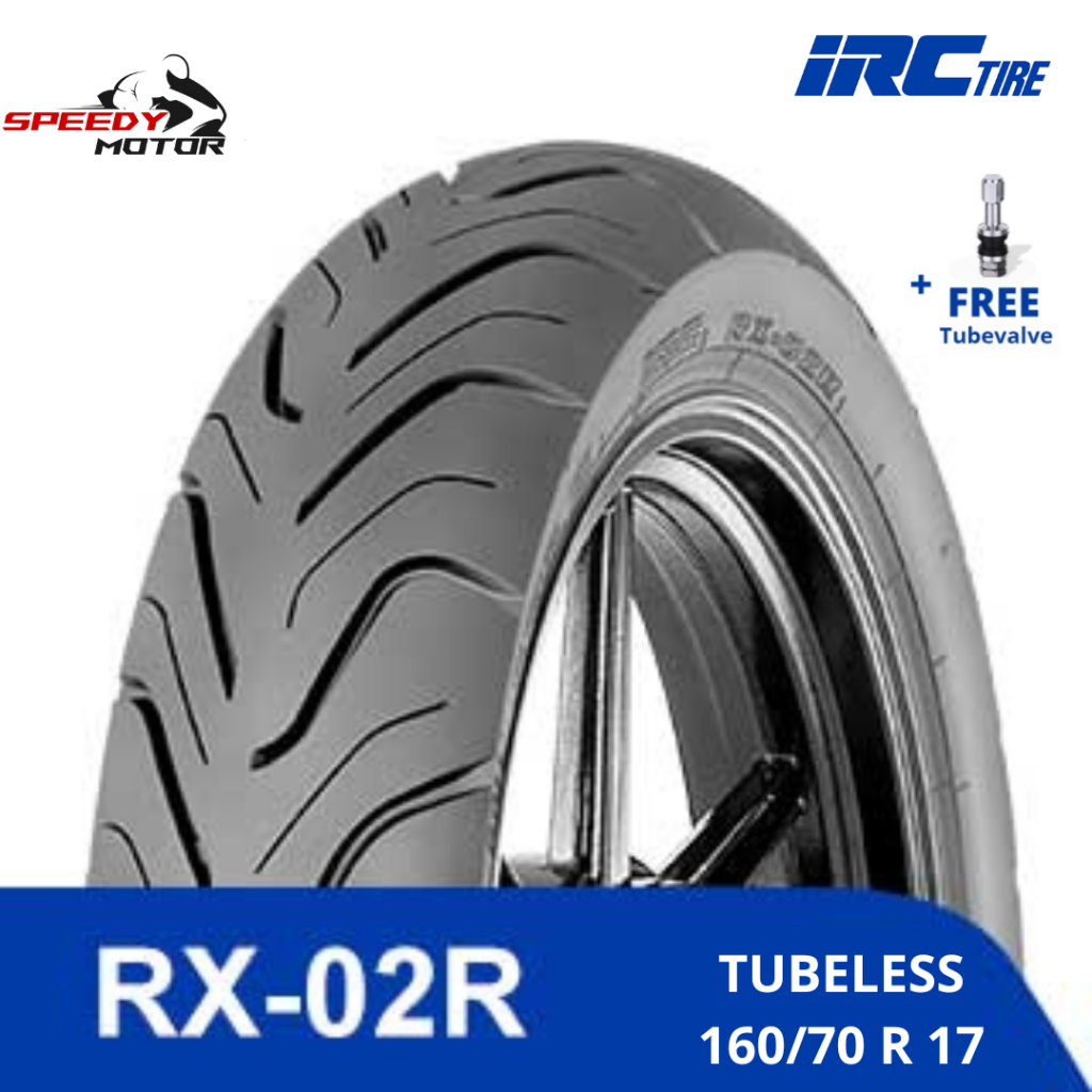 Ban Motor IRC 160/70 Ring 17 73H RX-02R Tubeless 160/70-17