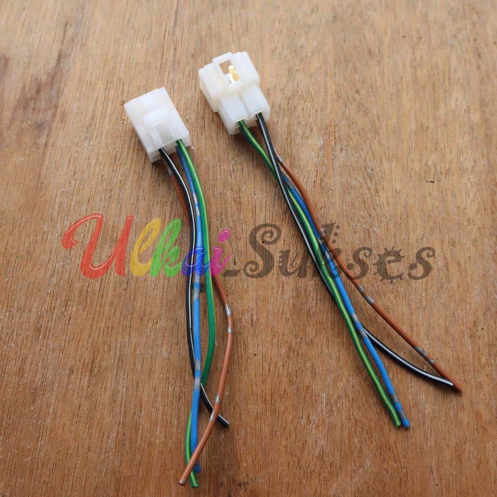 Socket Soket Kiprok Regulator kaki 4 Pin Male Female Besar Universal Motor H / Y