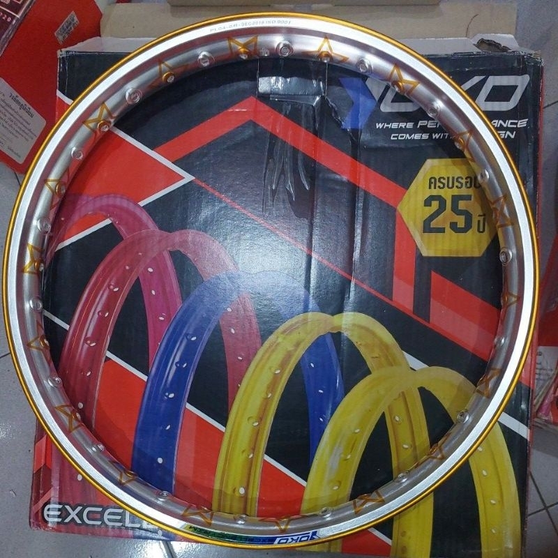YOKO RIM VELG WR 140 RING 17 GOLD SILVER