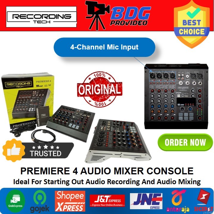 RECORDING TECH PREMIERE-4 PROFESSIONAL MIXER / Mixer Audio Console Recording Tech Premiere 4