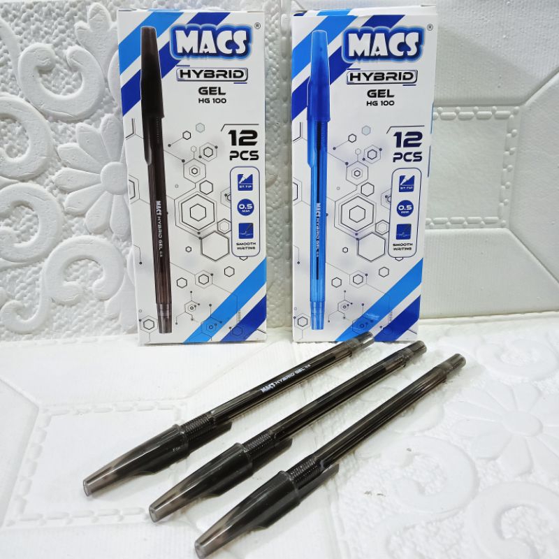 

Bolpoin Macs 0,5mm / Pen Macs HG100 Semi Gel (12pcs)