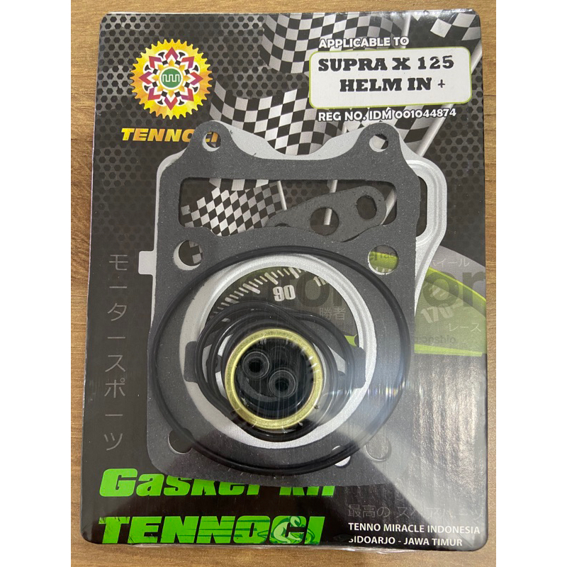 PAKING GASKET TOP SET SUPRA X 125 HELM IN + SEAL KLEP