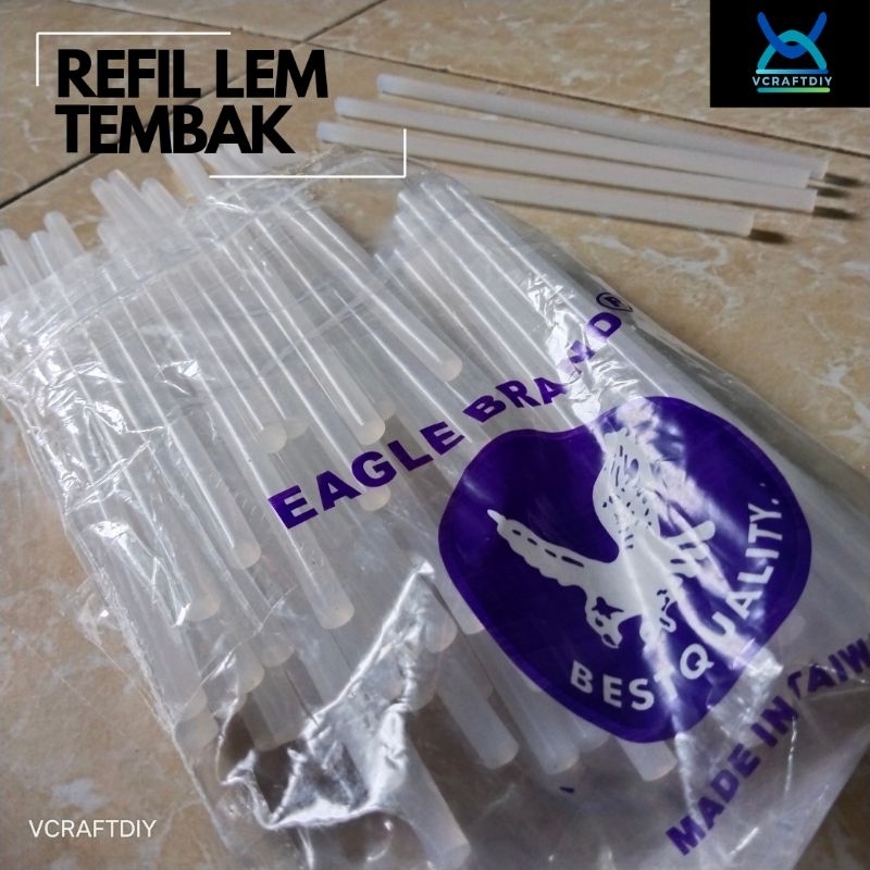 

ISI LEM TEMBAK VCRAFTDIY MERK EAGLE UKURAN KECIL