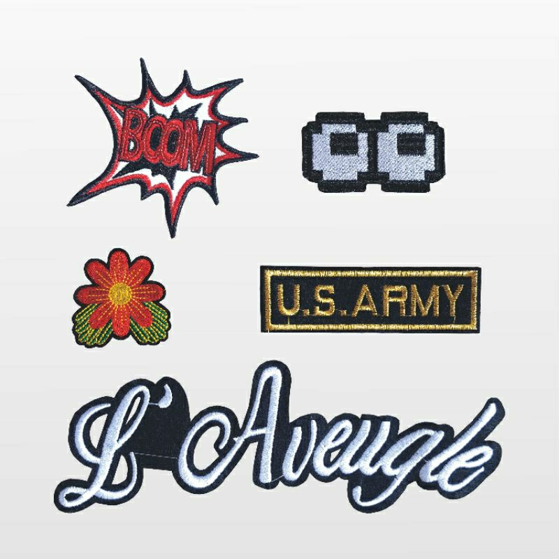 Patch us army // Emblem // Bordir // l'aveugle
