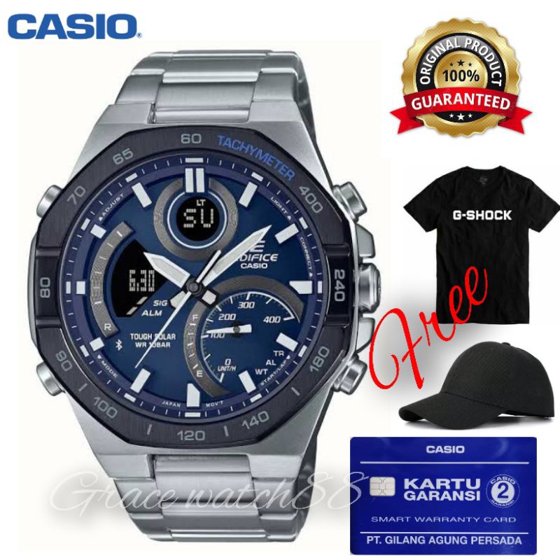 Jam tangan Casio edifice ecb-950db-2adf / Casio edifice ecb-950db-2 original Garansi resmi 2 thn