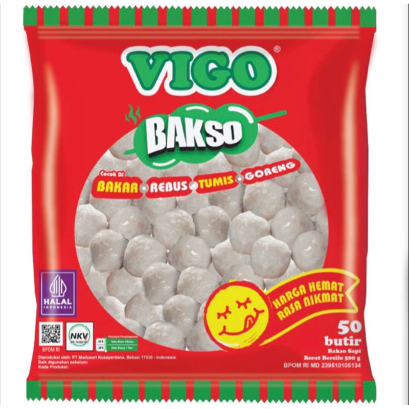 

Vigo Bakso Sapi 500gr