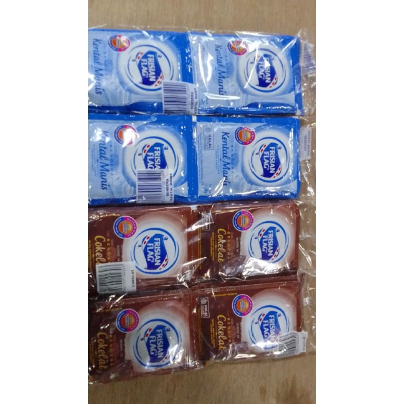 

Susu bendera saset 1 pak isi 6 pcs