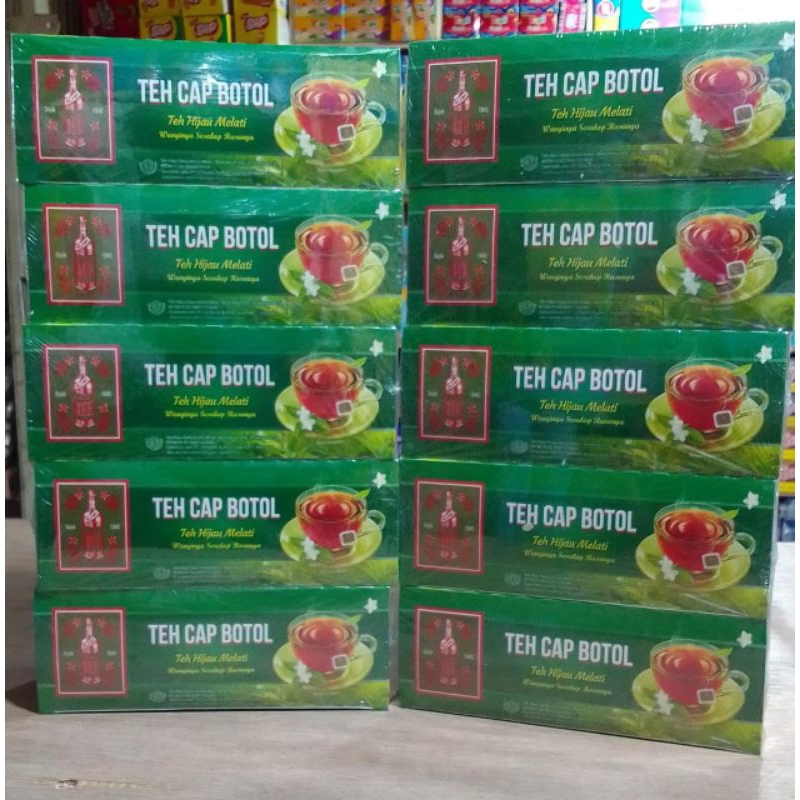 

Tah cap botol celup isi 25 kantong/pak