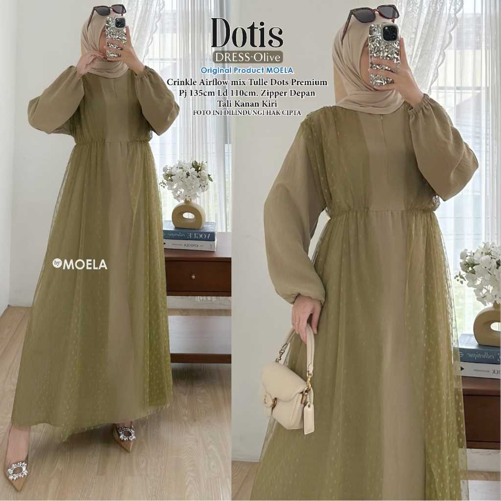 GAMIS DRESS DOTIS LD 110 BY MOELA BERLABEL