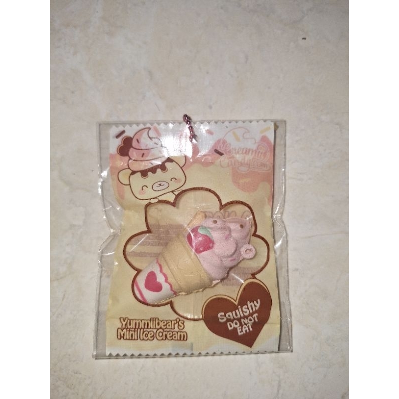 SQUISHY PRELOVED SEALED Yummiibear mini ice cream cone