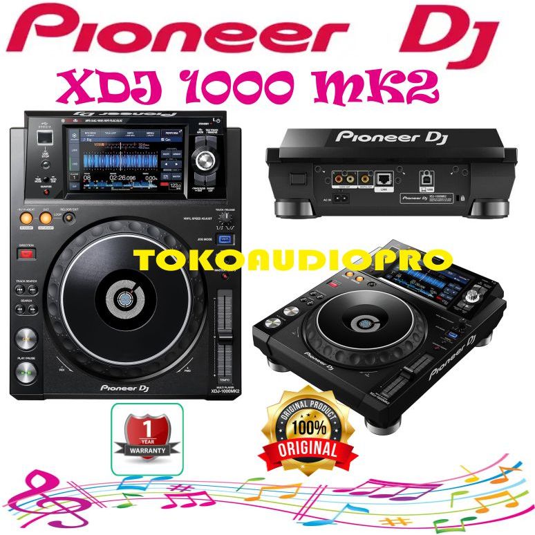 Pioneer DJ XDJ1000MK2 DJ Player XDJ-1000 MK2