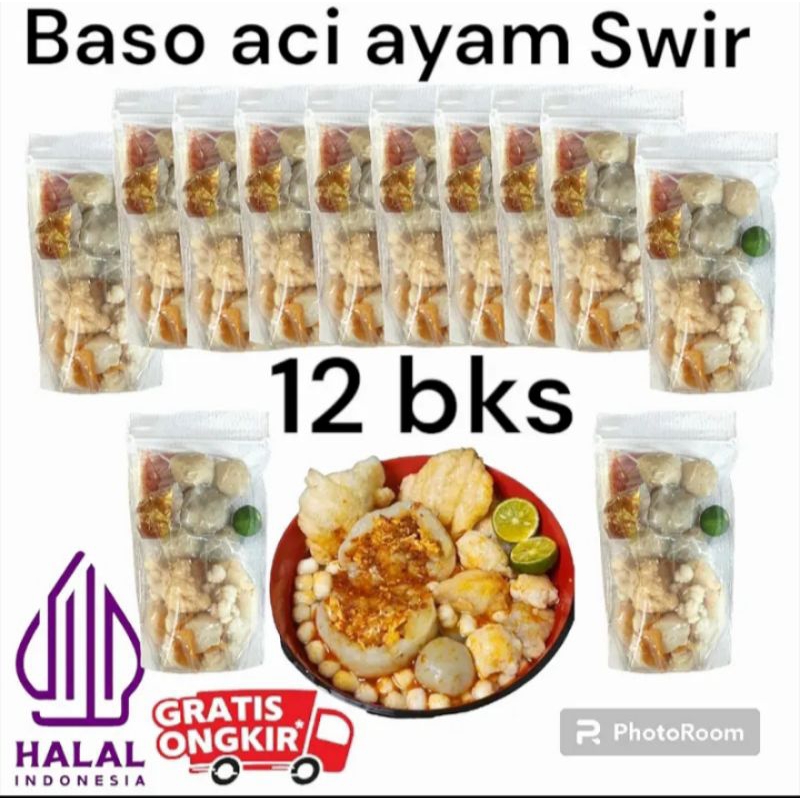 

BASO ACI AYAM 12 BUNGKUS /BASO ACI JUMBO PEDAS