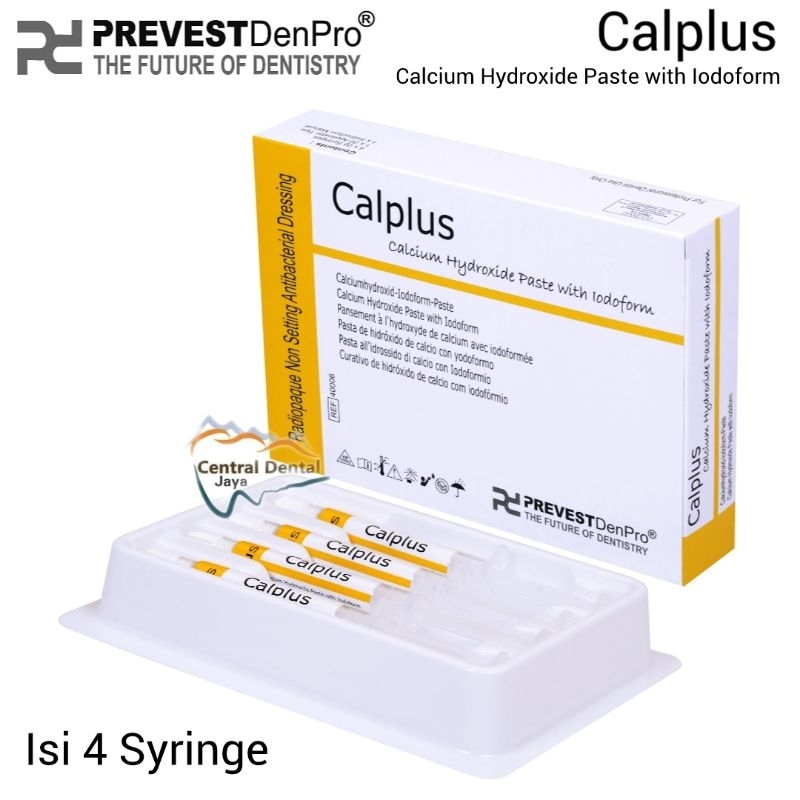 Calplus Prevest Denpro / Pasta Kalsium Hidroksida dengan Iodoform / Bahan Pengisi Saluran Akar Gigi 
