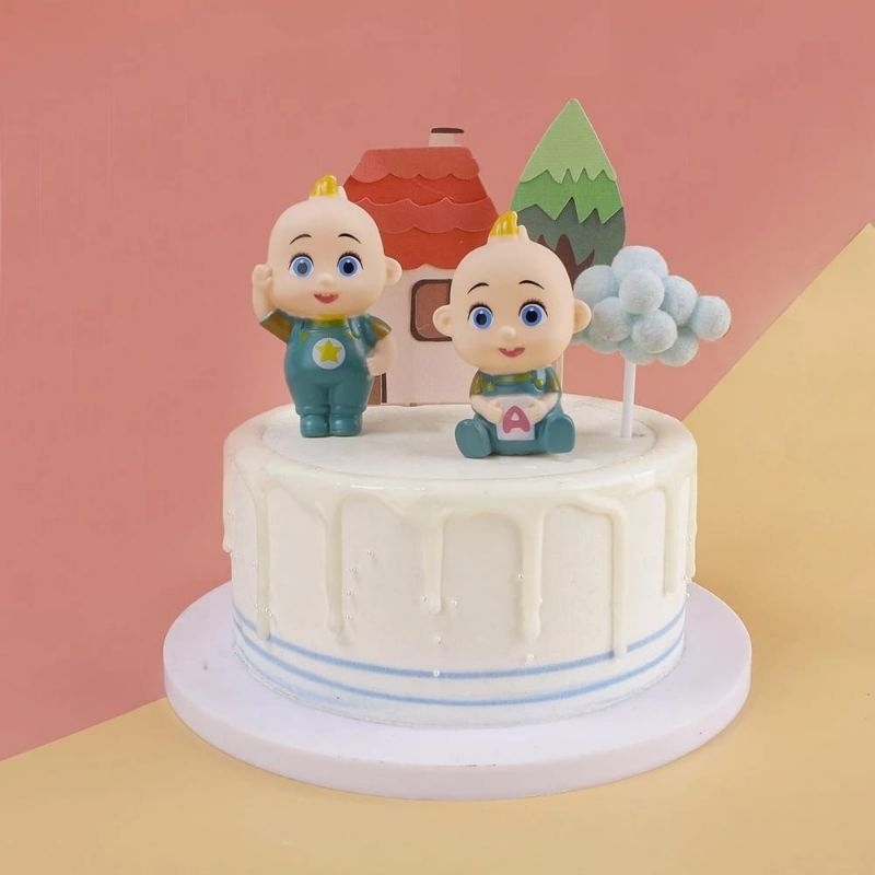 {BG} HIASAN KUE ULANG TAHUN BAYI JOJO COCOMELON / PAJANGAN KUE ULANG TAHUN Coco Melon / DEKORASI KUE