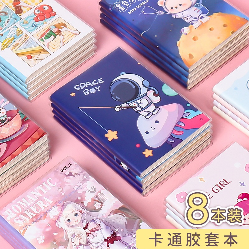 

Kakamoe - notebook A6 motif kartun lucu / buku catatan / buku kecil / diary mini