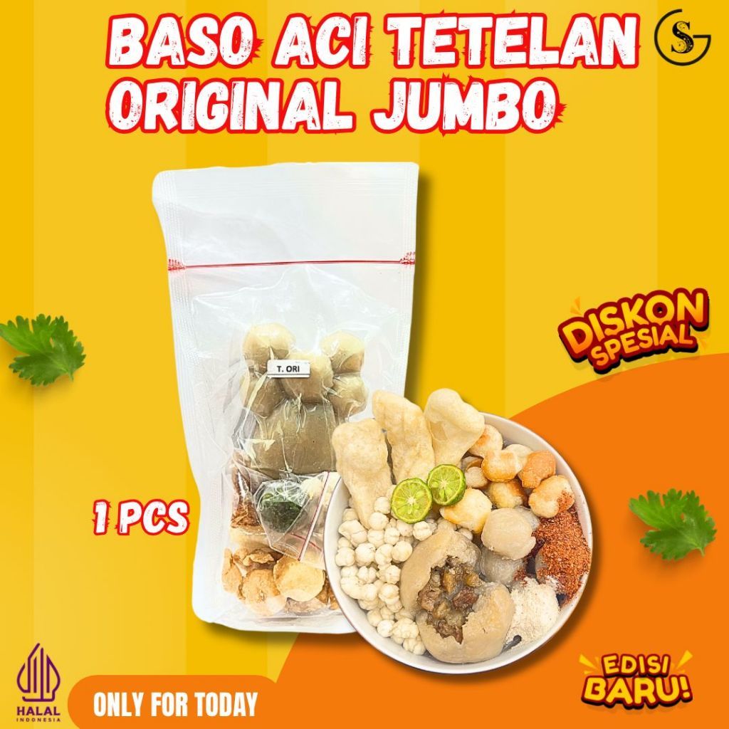 

BASO ACI ISI TETELAN JUMBO 1 BUNGKUS | DAGING SAPI ORIGINAL