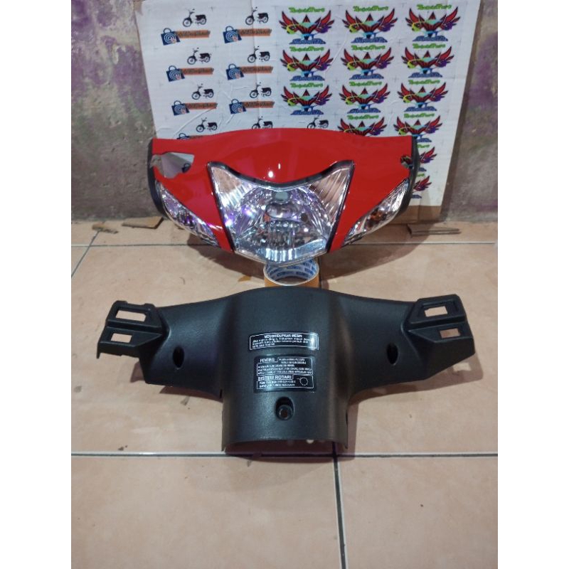 batok Totok depan belakang reflektor Honda Supra fit new fit X.batok lampu depan Honda Supra fit new