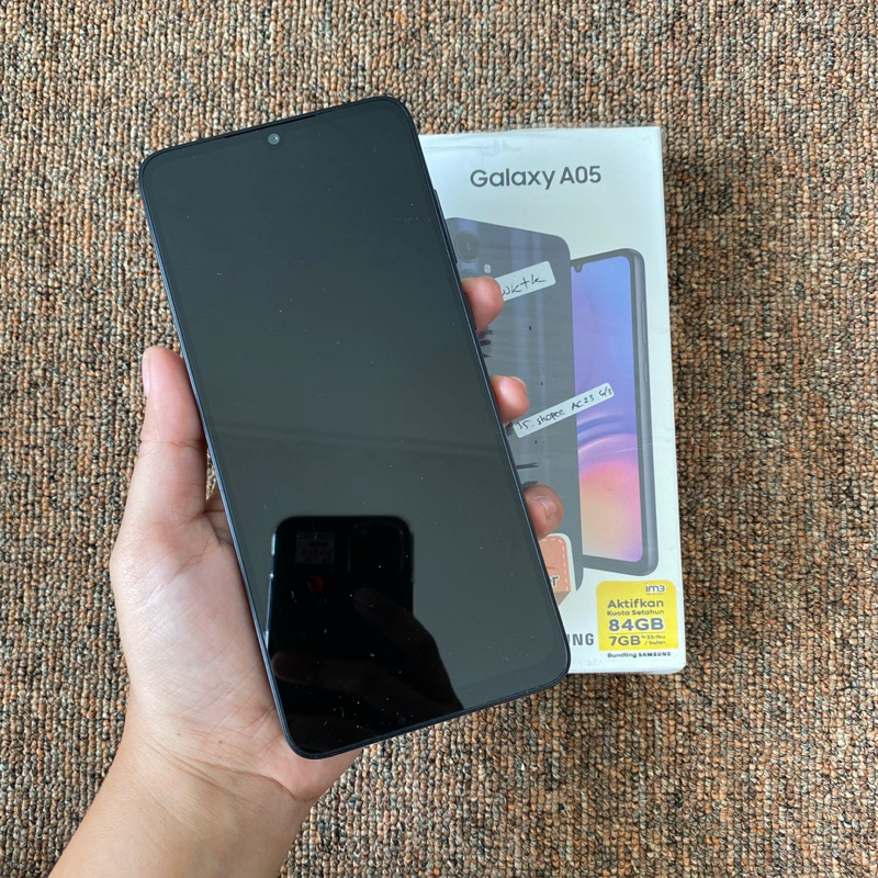 Samsung A05 Ram 4/64 Seken Resmi (black)