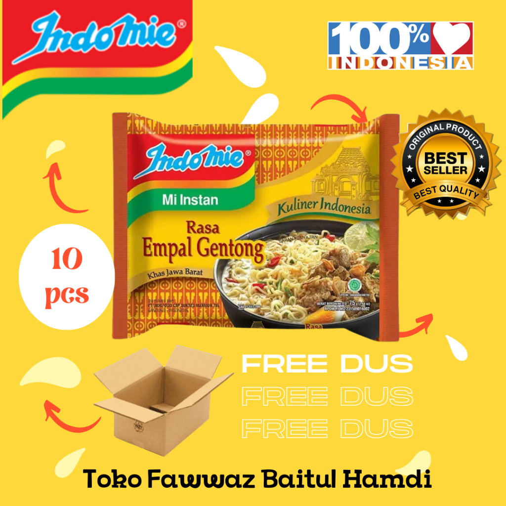 

Indomie Empal Gentong 10 pcs
