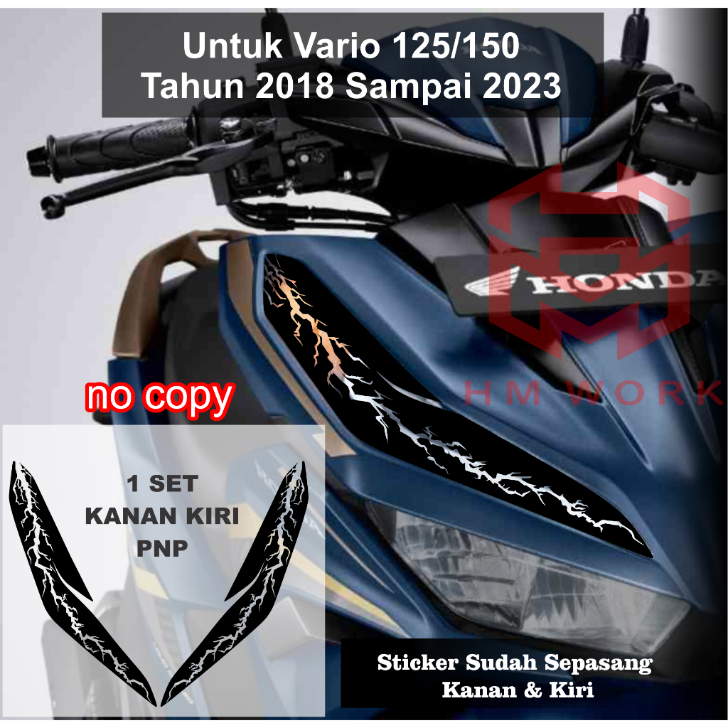 STICKER ALIS VARIO 125 / 150 MOTIF