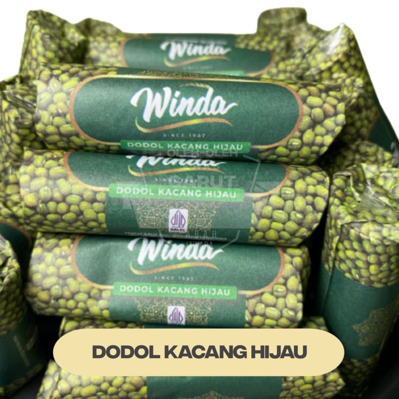 

Dodol Rasa Kacang Hijau Kemasan 1KG